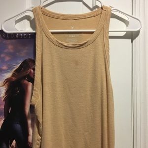 yellow striped tank top